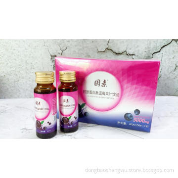 High Quality Blueberry Fruit Collagen Peptide Beauty Drink